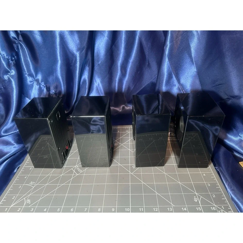 4 Samsung Black PS-DS2 Satellite Speakers Home Theater Surround Sound Tested